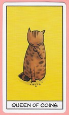 Cat Tarot Card, Queen of