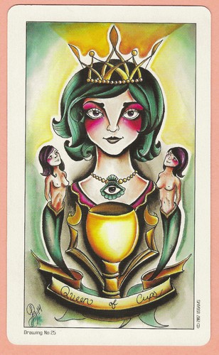 Regina coppe arcani - regina, di