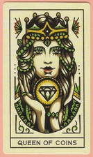 Regina delle Monete, tarocchi