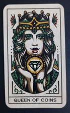 Tarocchi tatuaggio inchiostro