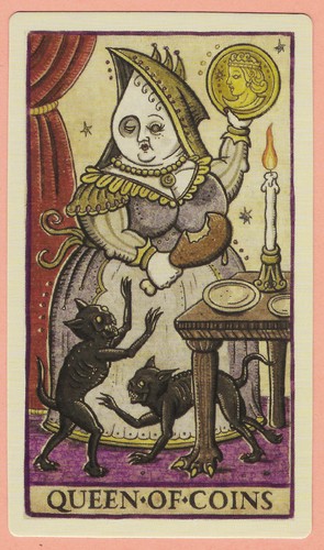 Regina delle monete arcani - regina, monete,