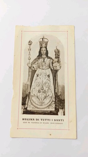 Santino immaginetta regina - santino,